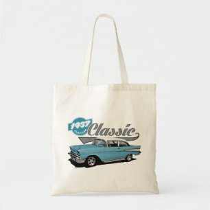 Een blauw Klassiek Tote Bag