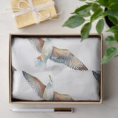 Een blauw Nautisch Series Design 4 Tissuepapier (Geschenk)