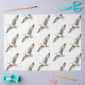 Een blauw Nautisch Series Design 4 Tissuepapier (Craft)