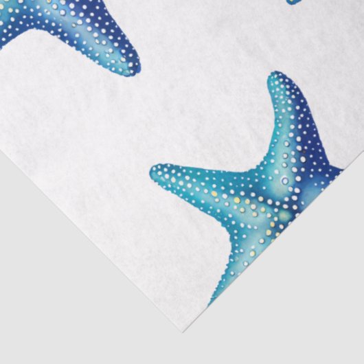 Een  blauw Nautisch Series-ontwerp 6 Tissuepapier (Detail)