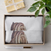 Een blauw ontwerp uit de Nautical Series 10 Tissuepapier (Geschenk)