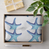 Een  blauw ontwerp van de Nautische Reeks 2 Tissuepapier (Geschenk)