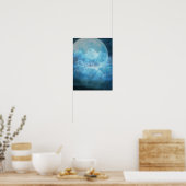 Een blauw Poster (Keuken)