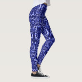 Een blauw "Ratti_Creative_Arts" Leggings (Rechts)