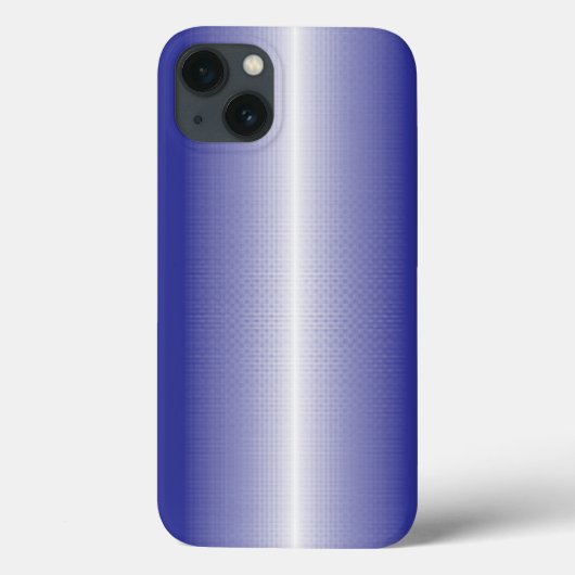 Een blauw-wit gestreepte achtergrond Case-Mate iPhone case (Achterkant)