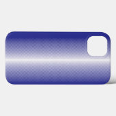 Een blauw-wit gestreepte achtergrond Case-Mate iPhone case (Achterkant (horizontaal))