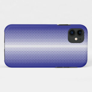 Een blauw-wit gestreepte achtergrond Case-Mate iPhone case