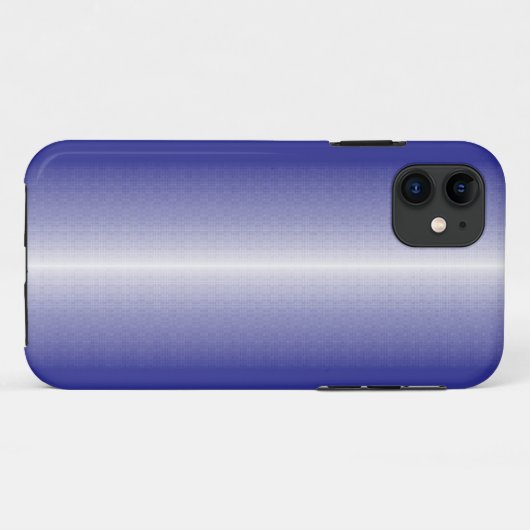Een blauw-wit gestreepte achtergrond Case-Mate iPhone case (Achterkant (horizontaal))