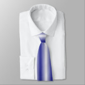 Een blauw-wit gestreepte achtergrond stropdas (Gebonden)