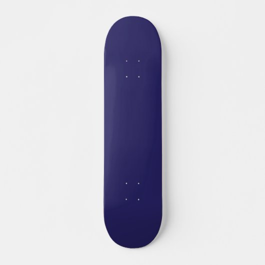 Een blauwe achtergrond met een klok erop persoonlijk skateboard (Voorkant)