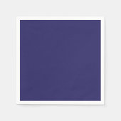 Een blauwe achtergrond met een klok erop servet (Voorkant)