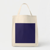 Een blauwe achtergrond met een klok erop tote bag (Voorkant)