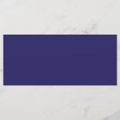 Een blauwe achtergrond met een klok menu (Achterkant)