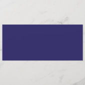 Een blauwe achtergrond met een klok menu (Voorkant)