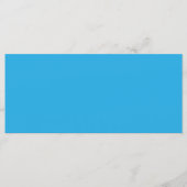 Een blauwe achtergrond met een menu (Voorkant)
