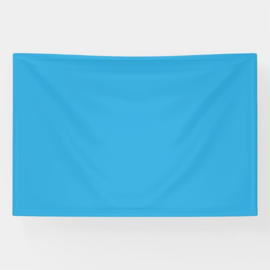 Een blauwe achtergrond met een spandoek (Horizontaal)