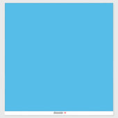 Een blauwe achtergrond met een sticker (Vel)