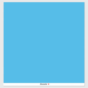 Een blauwe achtergrond met een sticker