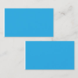 Een blauwe achtergrond met een zwarte en witte kat contactkaartje