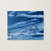 Een blauwe dag in de hemel legpuzzel (Horizontaal)