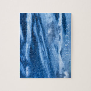 Een blauwe dag in de hemel legpuzzel