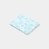 Een blauwe Dandelion Post-it® Notes (Schuin)