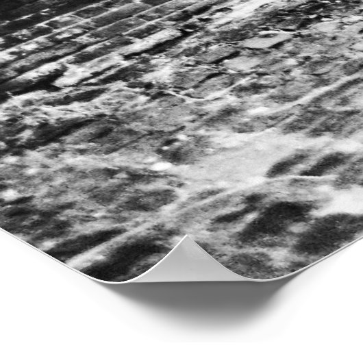 Een blauwe deur poster (Hoek)