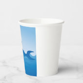 Een blauwe dolfijn papieren bekers (Links)
