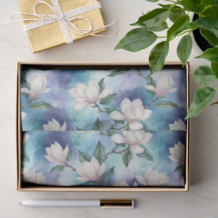Een blauwe en roze Pasenserie ontwerp #10 Tissuepapier