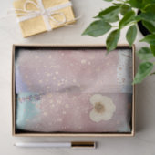 Een blauwe en roze Pasenserie ontwerp #6 Tissuepapier (Geschenk)