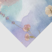 Een blauwe en roze Pasenserie ontwerp #6 Tissuepapier (Detail)
