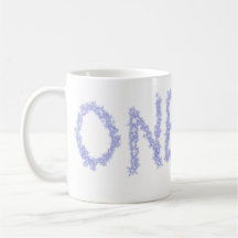 Een blauwe glitter jongen moderne 1e verjaardag