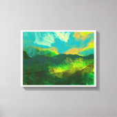 een blauwe hemel canvas afdruk (Voorkant)