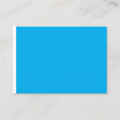 Een blauwe lucht met een vliegtuig plaatskaartje (Voorkant)