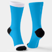 Een blauwe lucht met een vliegtuig sokken (Gebogen)