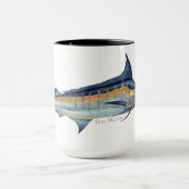 Een blauwe mok (Midden)