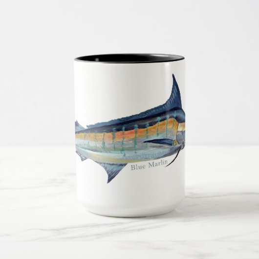 Een blauwe mok (Midden)