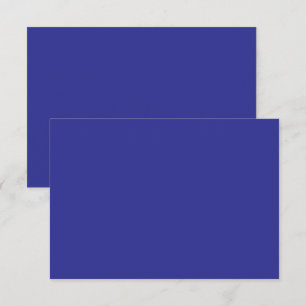 Een blauwe muur met een klok bedankkaart