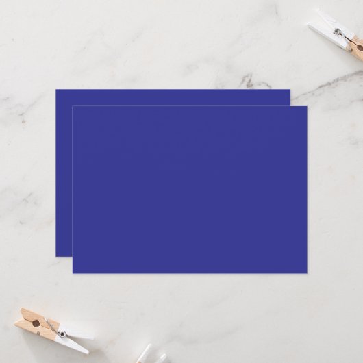 Een blauwe muur met een klok kaart (Voorkant / Achterkant in situ)