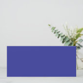 Een blauwe muur met een klok menu (Staand voorkant)