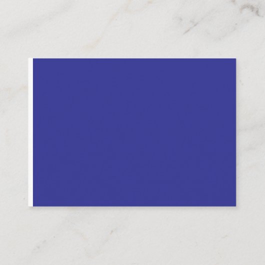 Een blauwe muur met een klok plaatskaartje (Achterkant)