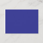 Een blauwe muur met een klok plaatskaartje (Voorkant)