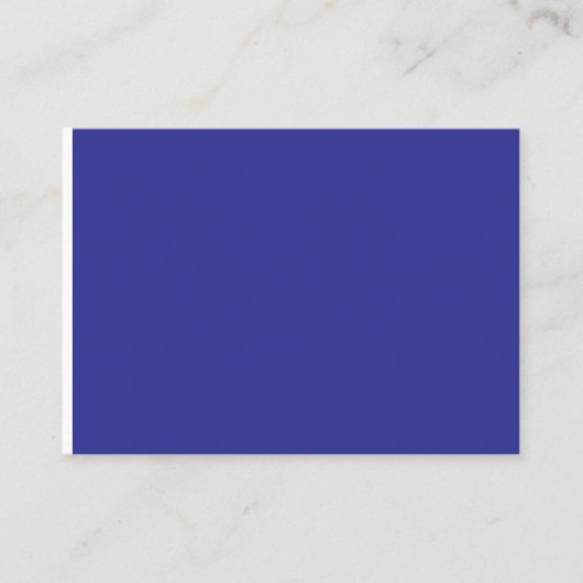 Een blauwe muur met een klok plaatskaartje (Voorkant)