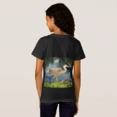Een blauwe reiger t-shirt (Achterkant volledig)