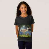 Een blauwe reiger t-shirt (Voorkant volledig)