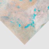 Een Blauwe Shabby Chic Ephemera Design Serie 1 Tissuepapier (Detail)