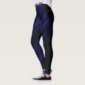 Een blauwe streep leggings (Links)