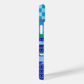 een blauwe suggestie Case-Mate iPhone case (Achterkant / Rechts)