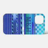 een blauwe suggestie Case-Mate iPhone case (Achterkant (horizontaal))