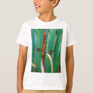 Een blauwgroen eyed Dragonfly met staarten T-shirt